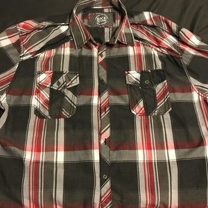 Authentic buckle flannel/plaid shirt